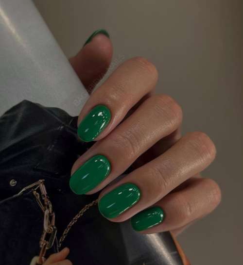 Manucure brillante pour les ongles courts: design 2022, photo