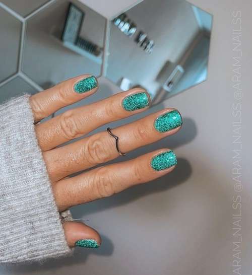 Vernis réfléchissant vert