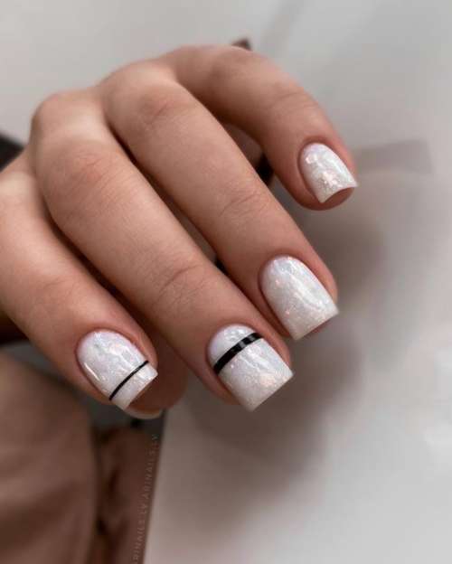 Conception de paillettes de manucure