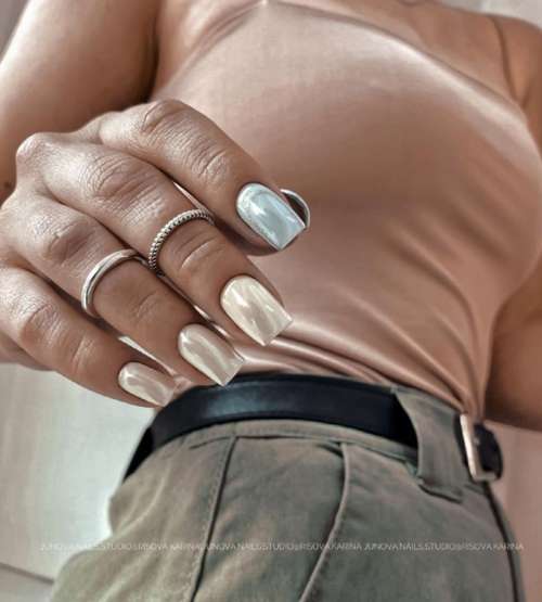 Manucure brillante 2022: photo du nouveau design des ongles