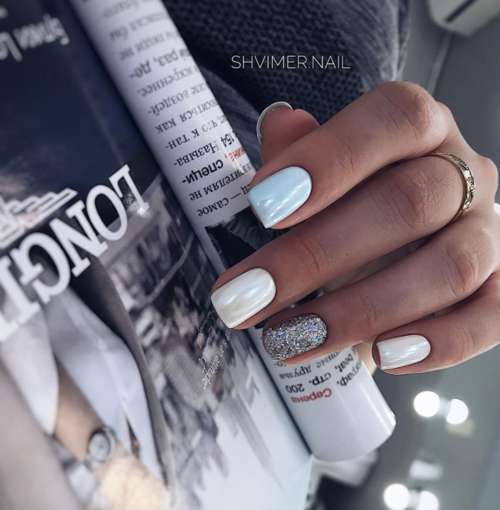 Manucure brillante 2022: photo du nouveau design des ongles