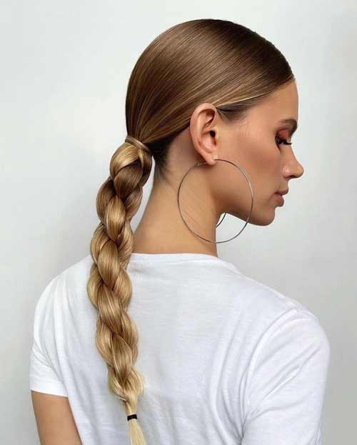 Tresse tressée style tendance pour tous les jours