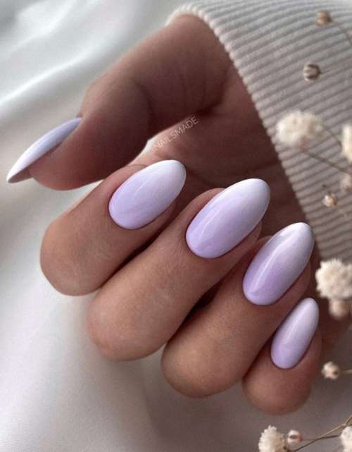 Manucure violette avec design: nouveautés, photo 2022