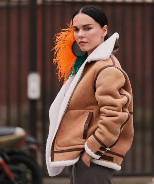 Manteaux en peau de mouton à la mode 2022: looks d'hiver pour femmes, tendances, modèles