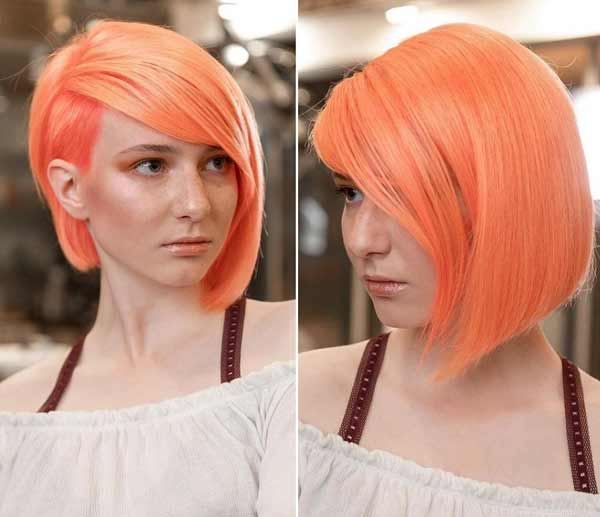 Bob court avec tempe rasée