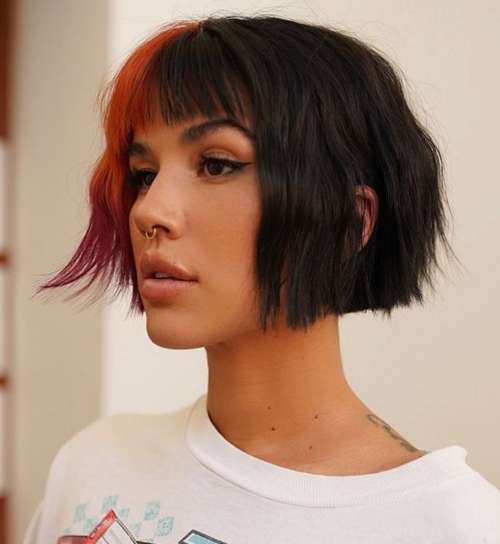 Coupe de cheveux Bob pour cheveux courts: tendances 2022, types, photos