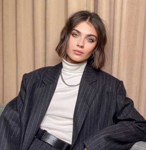 Coupe de cheveux Bob pour cheveux courts: tendances 2022, types, photos