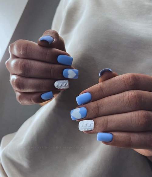 Conception d'ongles tricotés