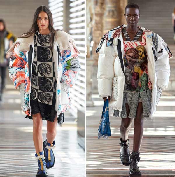 Doudoune à la mode pour l'hiver