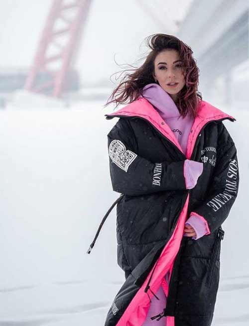 Doudoune femme couverture style hiver