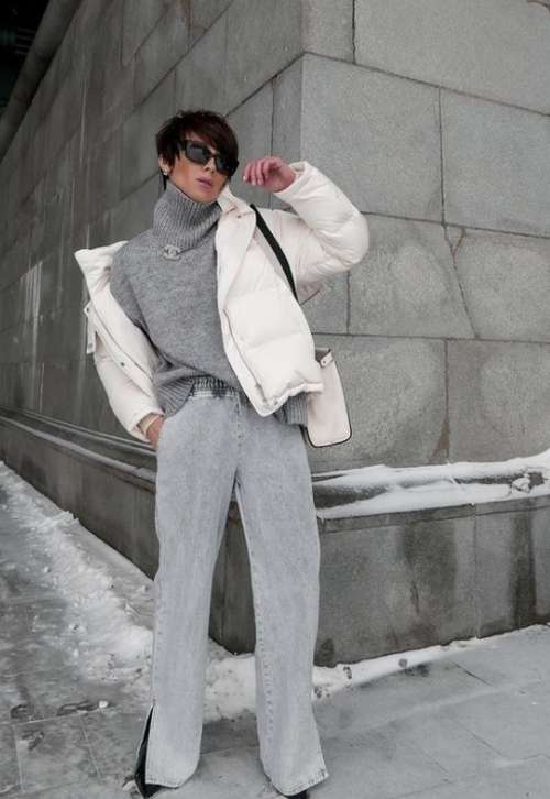 Doudounes femme hiver 2022: modèles tendances, images à la mode