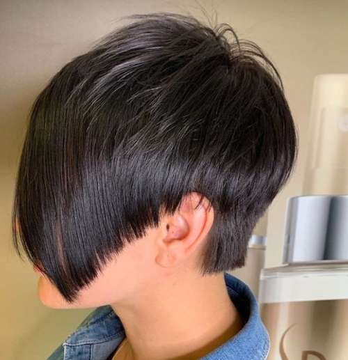 Coupe de cheveux Pixie-bob: photos de coupes de cheveux de tous les côtés