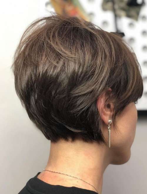 Coupe de cheveux Pixie-bob: photos de coupes de cheveux de tous les côtés