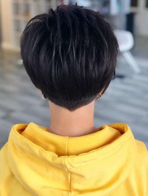 Coupe de cheveux Pixie-bob: photos de coupes de cheveux de tous les côtés