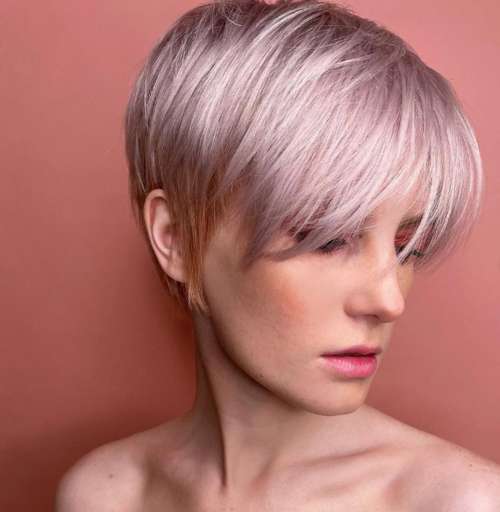Coupe de cheveux Pixie-bob: photos de coupes de cheveux de tous les côtés