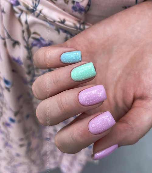 Manucure à la menthe