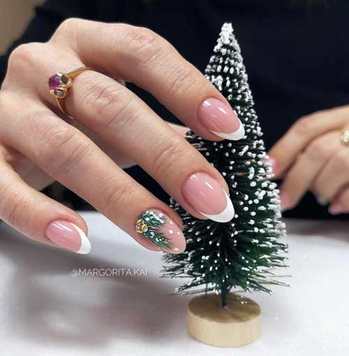 Manucure verte du Nouvel An