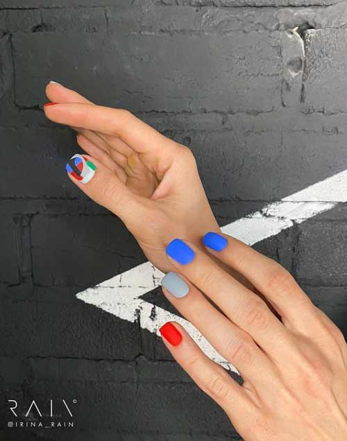 Manucure trois teintes