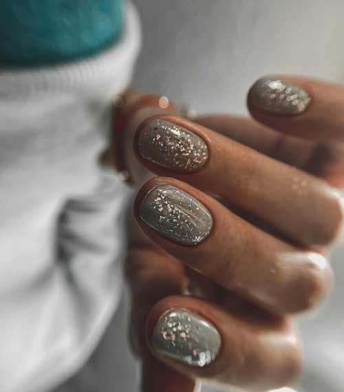 Manucure oeil de chat courte