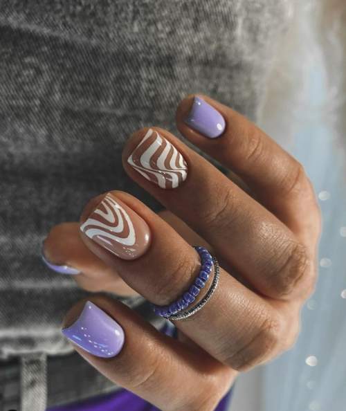 Manucure pour ongles très courts : belles couleurs, idées 2022, photos