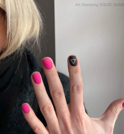 Manucure pour ongles très courts : belles couleurs, idées 2022, photo