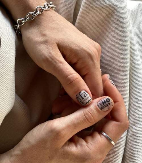 Manucure pour ongles très courts : belles couleurs, idées 2022, photo