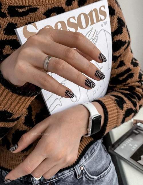 Manucure pour ongles très courts : belles couleurs, idées 2022, photos