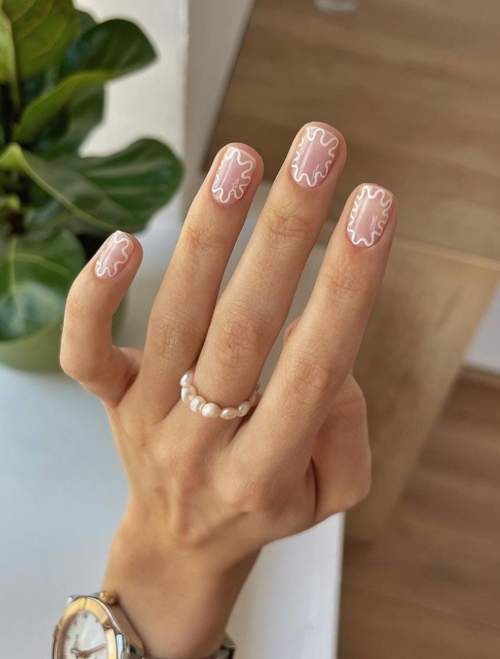 Manucure pour ongles très courts : belles couleurs, idées 2022, photos