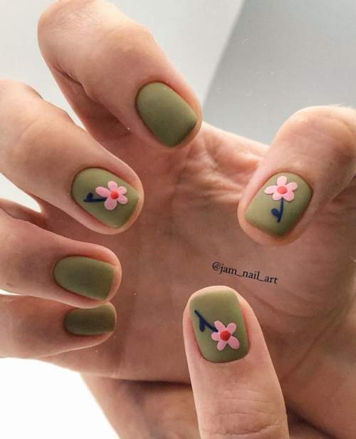 Manucure pour ongles très courts : belles couleurs, idées 2022, photo