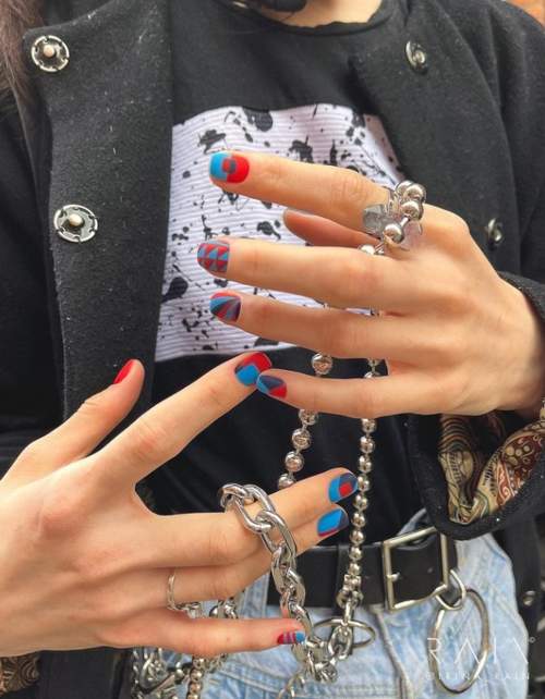 Manucure pour ongles très courts : belles couleurs, idées 2022, photos