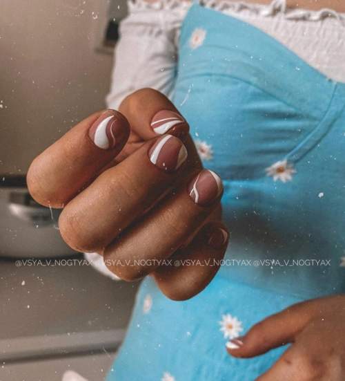 Manucure pour ongles très courts : belles couleurs, idées 2022, photos