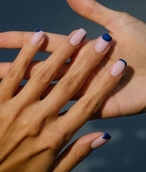 Manucure pour ongles très courts : belles couleurs, idées 2022, photo