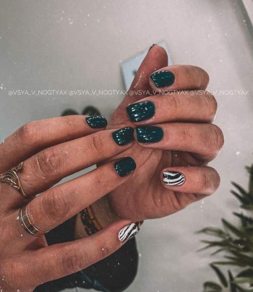 Manucure pour ongles très courts : belles couleurs, idées 2022, photos