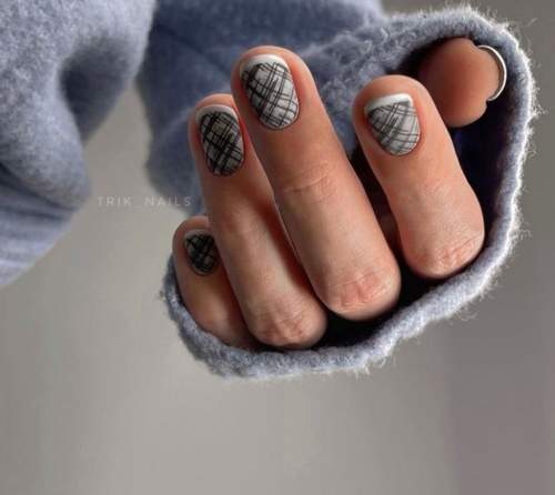 French manucure courte