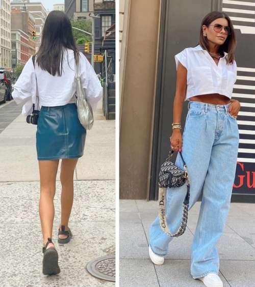 À porter avec une chemise courte oversize