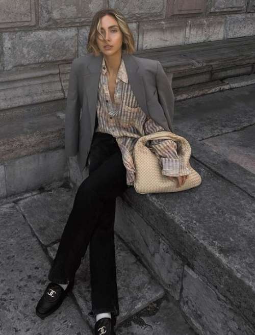 Chemise oversize 2022: tendances, comment porter, images de femmes