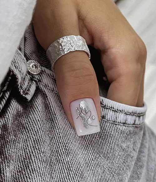 Produits laitiers avec du papier d'aluminium