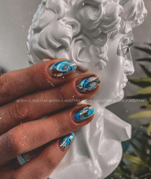 Manucure hiver 2022 : tendances, belles photos de nouveau design