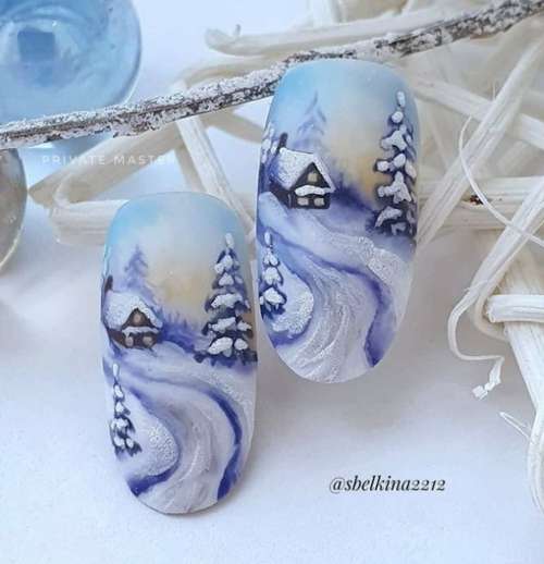 Manucure hiver 2022 : tendances, belles photos de nouveau design