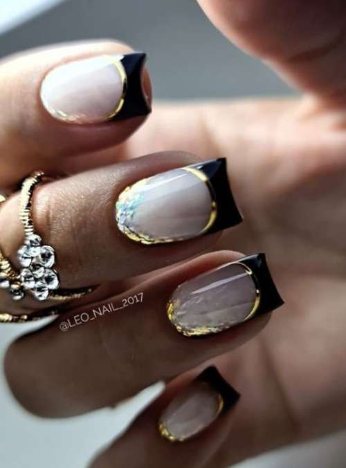 dégradé laiteux français noir