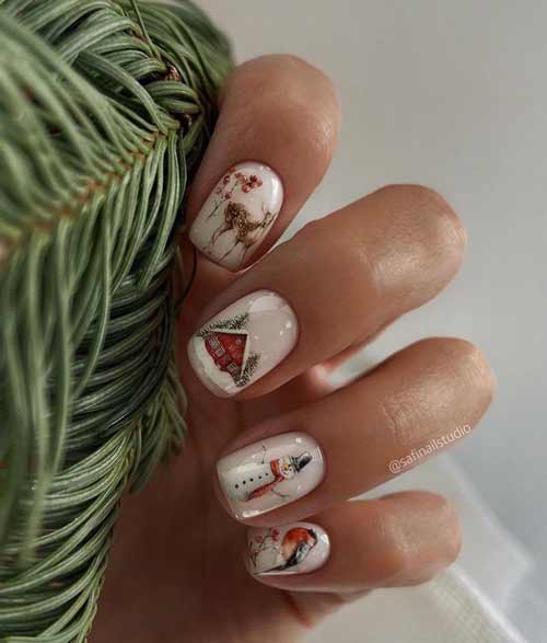 Nouvel An avec des dessins