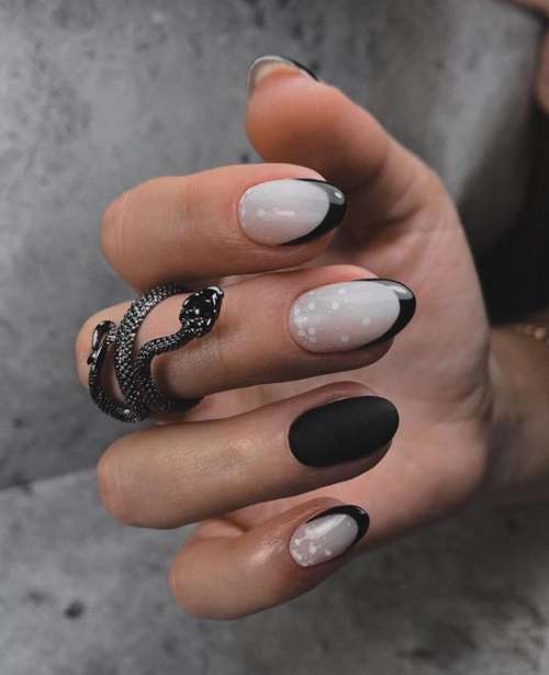 Photo de manucure du Nouvel An