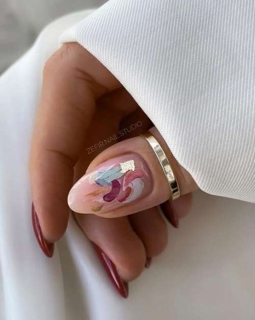 Conception "coups sur les ongles": belles idées manucure, nouveautés