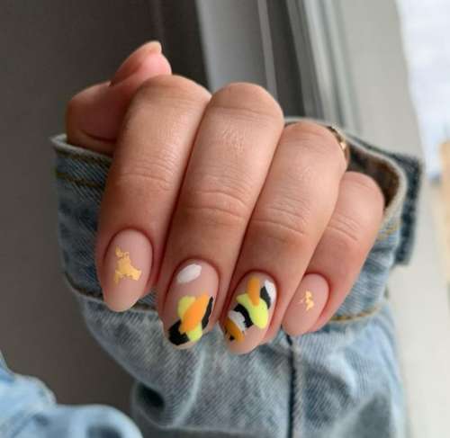 Conception "coups sur les ongles": belles idées manucure, nouveautés