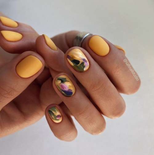 Conception "coups sur les ongles": belles idées manucure, nouveautés