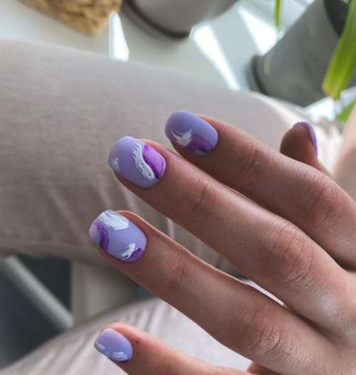 Conception "coups sur les ongles": belles idées manucure, nouveautés