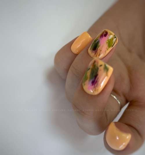 Conception "coups sur les ongles": belles idées manucure, nouveautés