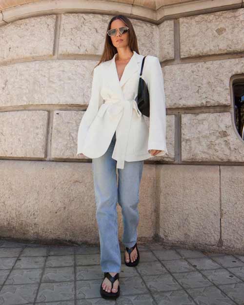 Que porter avec un jean droit