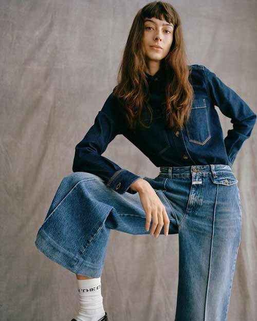 Jeans de mode avec des flèches