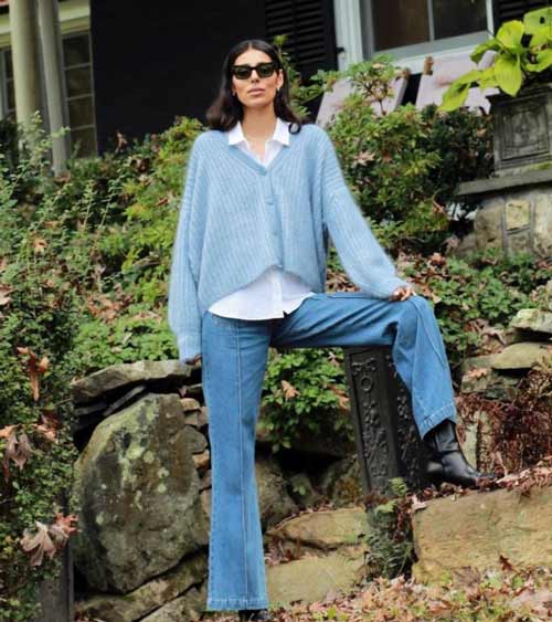 Jeans avec des flèches